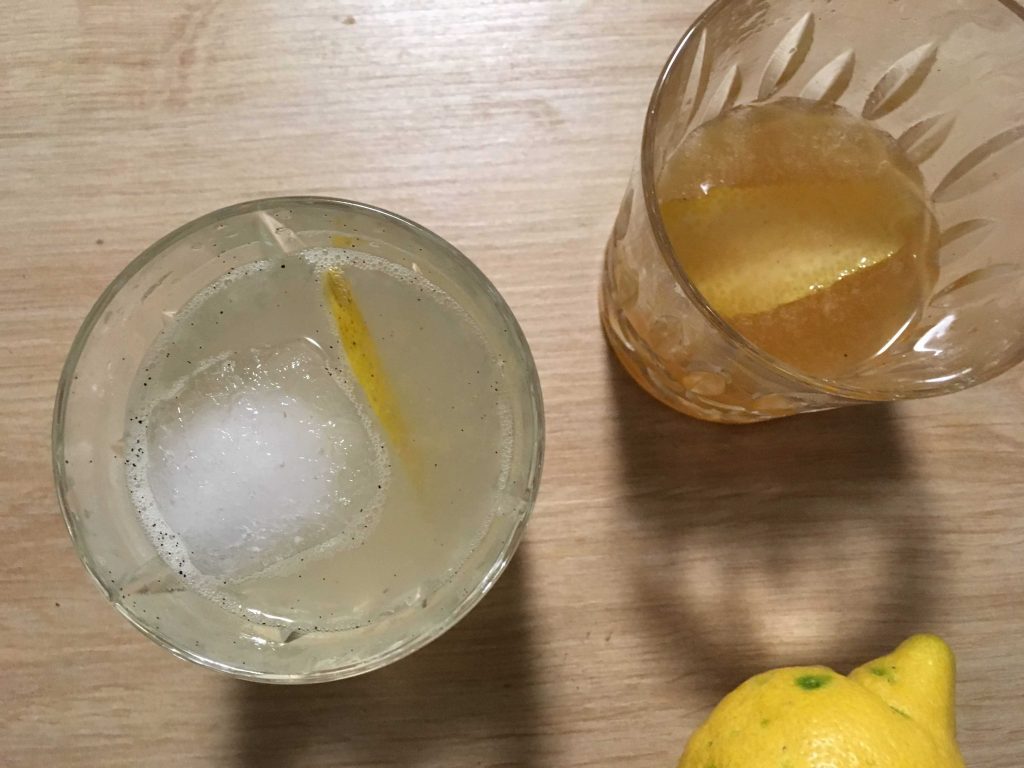 Zwei leckere selbstgemachte Cocktails mit Campari geschmack aber ganz ohne alkohol!