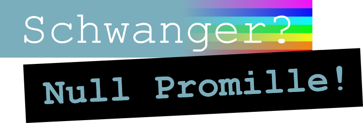 Logo Schwanger? Null Promille mit Regenbogen Flagge - wir feiern die Vielfalt der Menschen und der Liebe zum Pride Month!