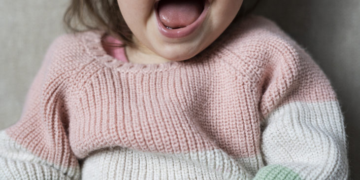 Schreiendes Kleinkind