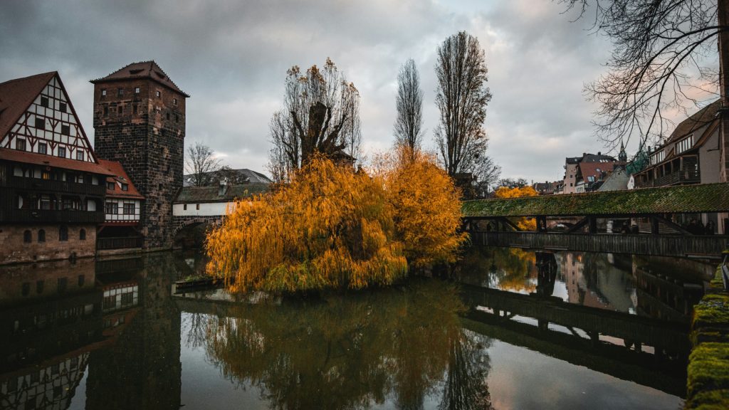 Die schöne Pegnitz in Nürnberg