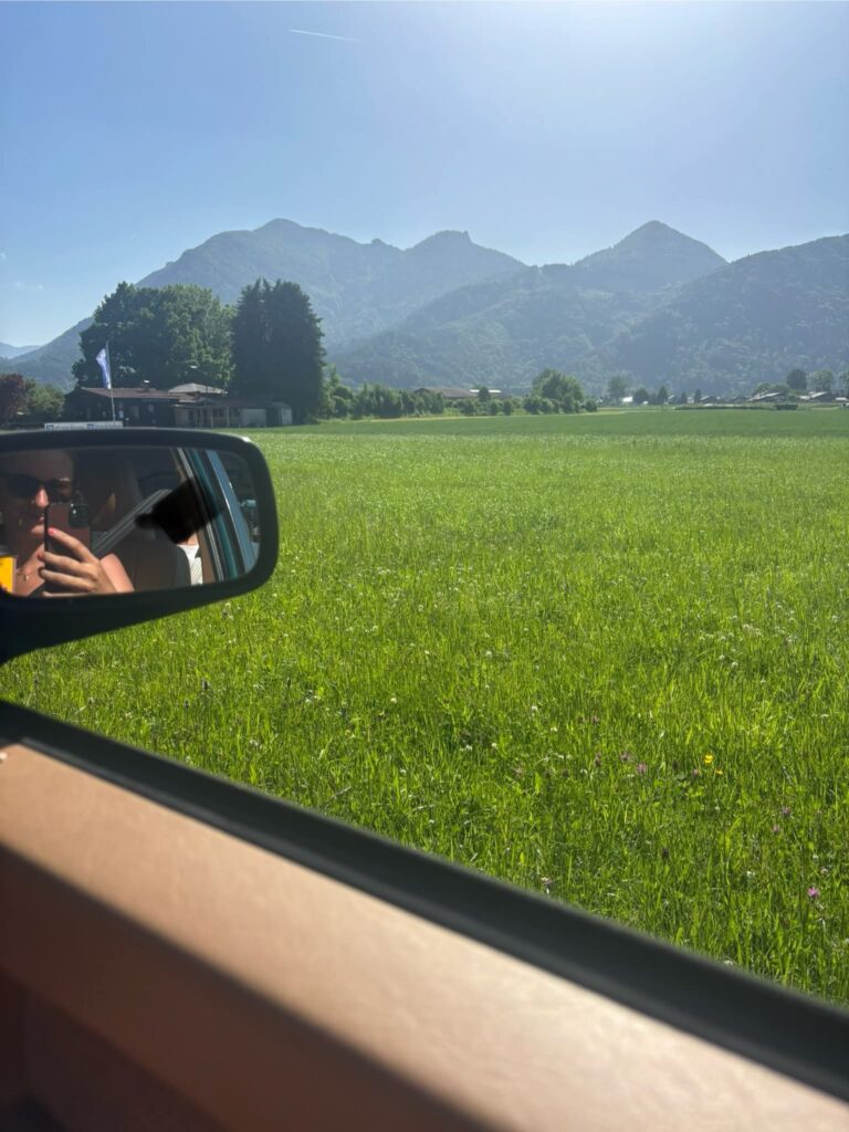 Berge, Wiese, Krafttanken
