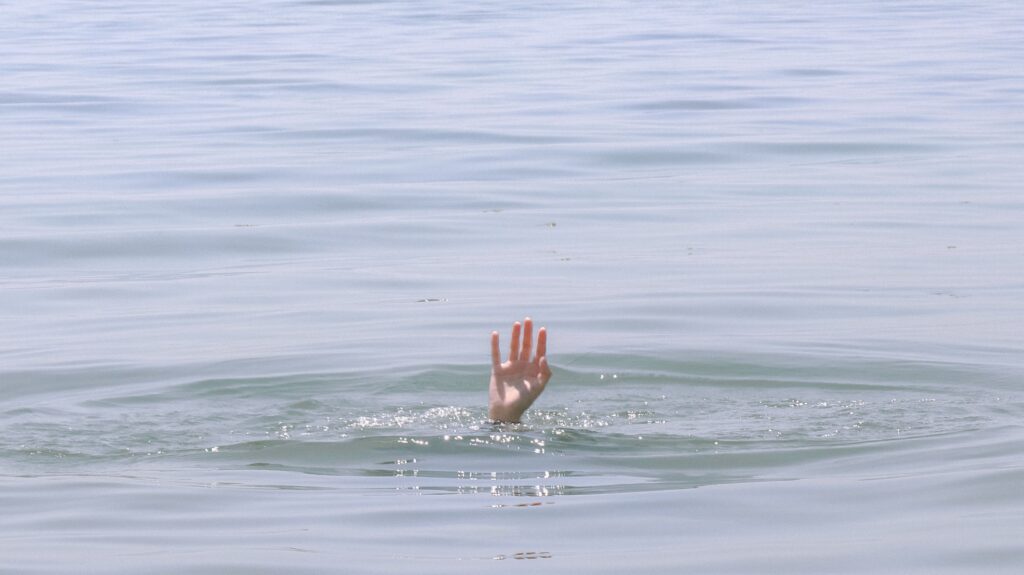 See, ertrinken, Hand