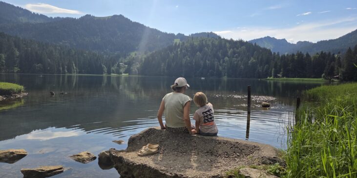 Mama mit Kind, Alleinerziehende Mama